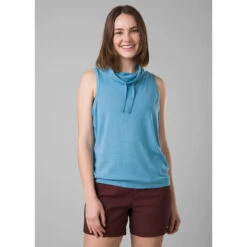 Prana Women's Cozy Up Barmsee Tank -WildGrace Women’s Sales 1968601 CLEARSKYHEATHER