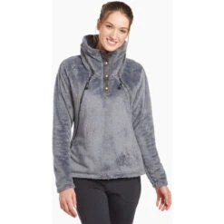 KUHL Women's Flight Pullover -WildGrace Women’s Sales 2041 ws flight pullover flint front d14e0220 9948 465e a38c f785c8c69c71