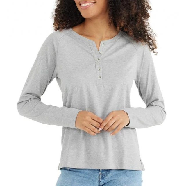 Women's Bamboo Heritage Henley 2 Women's Bamboo Heritage Henley - Image 2