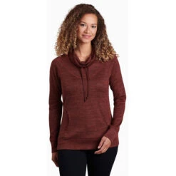 KUHL Women's Lea Pullover 7 KUHL Women's Lea Pullover -WildGrace Women’s Sales 4186 lea pullover bordeaux front pdp photo a5977e9b 0c97 411b 887d abbc8375cbec
