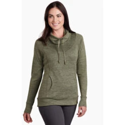 KUHL Women's Lea Pullover 8 KUHL Women's Lea Pullover -WildGrace Women’s Sales 4186 lea pullover sage front pdp photo