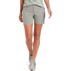 KUHL Women's Trekr Short 5.5" -WildGrace Women’s Sales 6356 Trekr Short 5 5in Stone Front