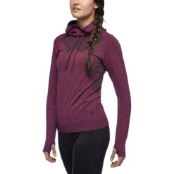 Black Diamond Women's Crux Hoody -WildGrace Women’s Sales 752120 6012 W CRUX HOODY WILD ROSE 01