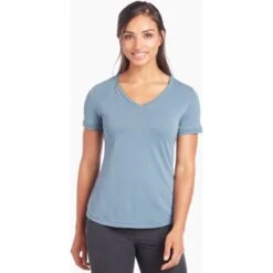 KUHL Women's Juniper Short Sleeve 5 KUHL Women's Juniper Short Sleeve -WildGrace Women’s Sales 8435 Juniper SS Overcast Front 0a8e2622 ab5a 43ad 865b 804e9293d806