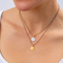Tiny Charm Necklace - 16" -WildGrace Women’s Sales Bronwen TCDisc GoldSilver