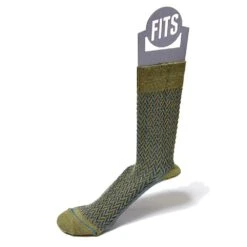 Women's Links Crew Socks 7 Women's Links Crew Socks -WildGrace Women’s Sales Links Crew Socks F5310 Dried Herb Stormy Weather