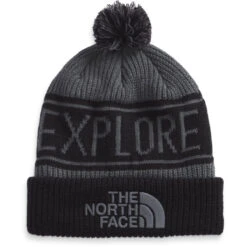 The North Face Retro TNF Pom Beanie