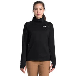 The North Face Women's Canyonlands 1/4 Zip -WildGrace Women’s Sales NF0A3SRI JK3 hero