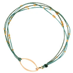 Radiance Bracelet -WildGrace Women’s Sales RadianceBraceletGreenGold 3055 G