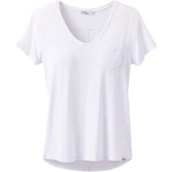 Prana Women's Foundation Short Sleeve Vneck