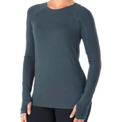 Women's Bamboo Midweight Long Sleeve 9 Women's Bamboo Midweight Long Sleeve -WildGrace Women’s Sales W MWLS BlueDusk 1