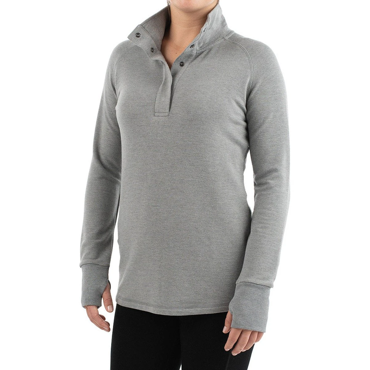Women's Bamboo Thermal Fleece Pullover 1 Women's Bamboo Thermal Fleece Pullover