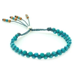Waterweave Bracelet 29 Waterweave Bracelet -WildGrace Women’s Sales Waterweave PersianBlue Side 3068