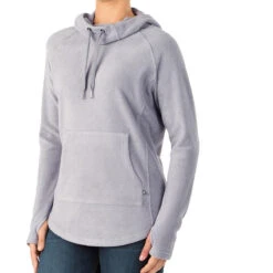 WildGrace Women’s Sales -WildGrace Women’s Sales Womens Bamboo Fleece Pullover Hoody WPH Silver Stone