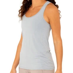 Women's Bamboo Motion Racerback Tank -WildGrace Women’s Sales Womens RacerbackTank CaysBlue 1