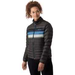 Cotopaxi Women's Fuego Down Jacket 7 Cotopaxi Women's Fuego Down Jacket -WildGrace Women’s Sales f21 w fuego hoodless iron stripes front 0d80436d 9f40 4b35 9500 a9f7ad105796