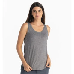 Women's Bamboo Heritage Tank 7 Women's Bamboo Heritage Tank -WildGrace Women’s Sales heritage tank heather flint women 1 1